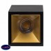 Накладной светодиодный светильник LeDron KUBING Black Gold